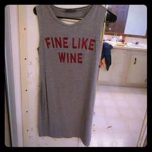 Fine like wine fitted dress